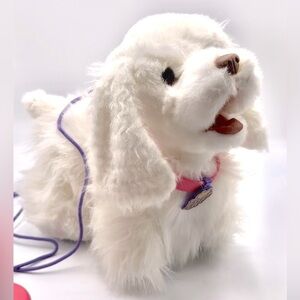 Amazing VTG Furreal Friends‎ Walking Dog with Leash 2009